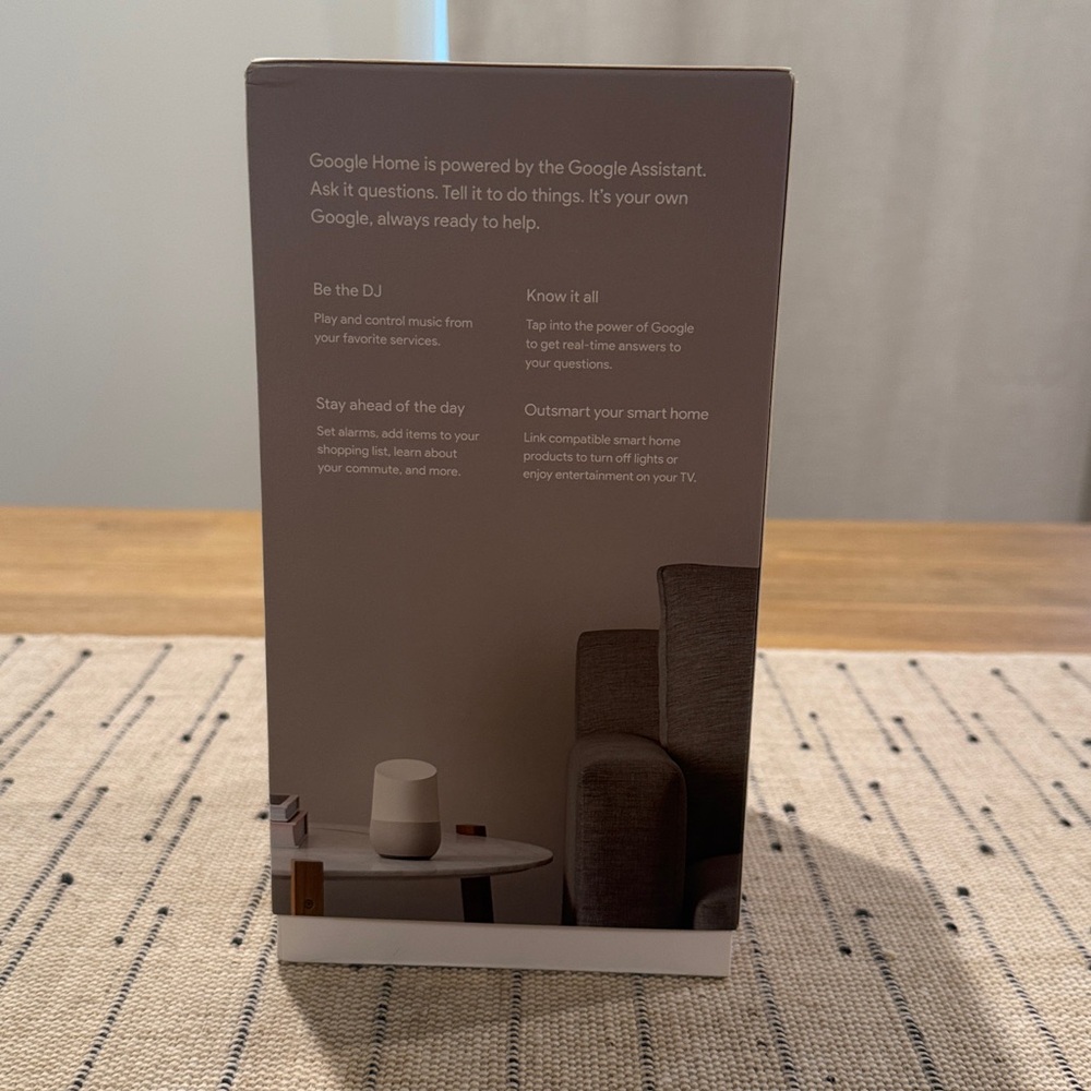 NEW IN BOX: Google Home Smart Speaker - Picture 2 of 3